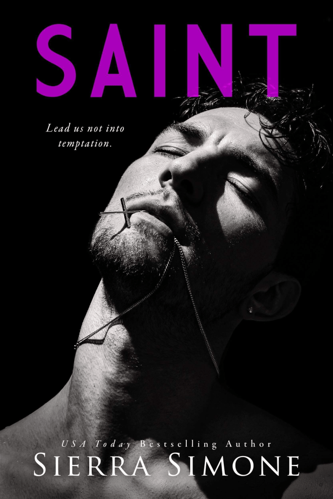 Cover for "Saint" by Sierra Simone.